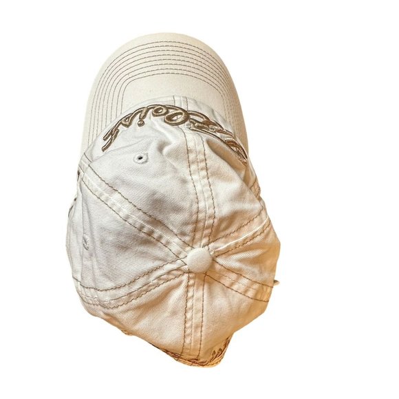 Titleist Golf Cap White Adjustable Strap Gold Embroidery Unisex One Size - Picture 5 of 10